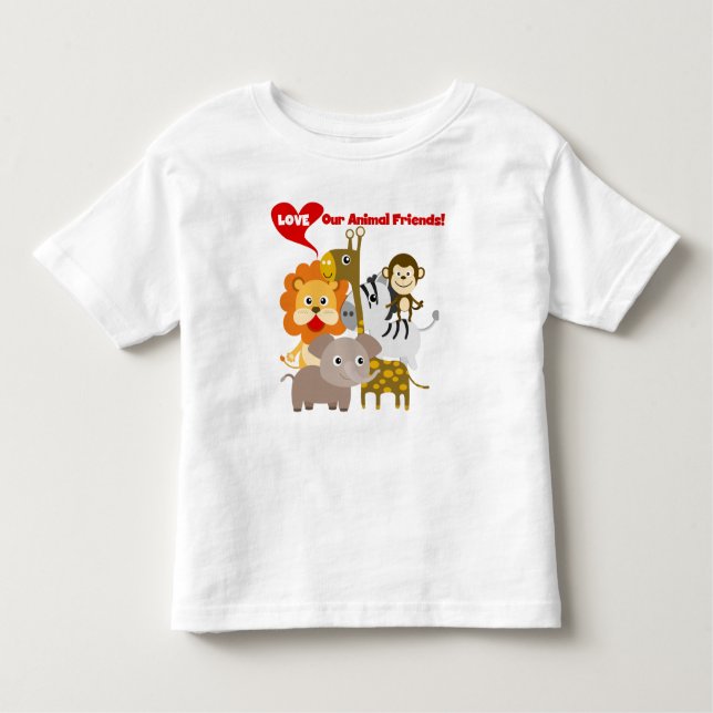 T-shirt Ame nossos amigos animais (Frente)