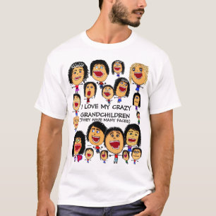 T-shirt Ame O Cartoon Dos Meus Avós Loucos