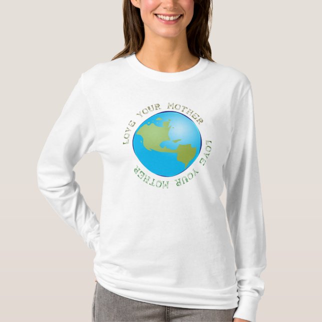 T-shirt Ame sua Mãe Terra T (Frente)