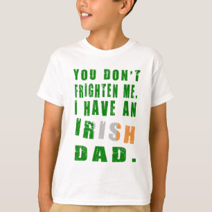T-shirt Ameaçar Pai Irlandês