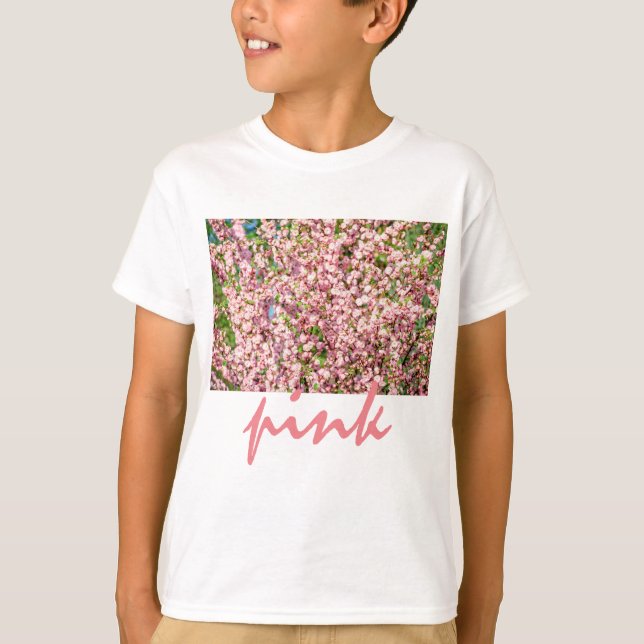 T-shirt Ameixa de Flor (Frente)