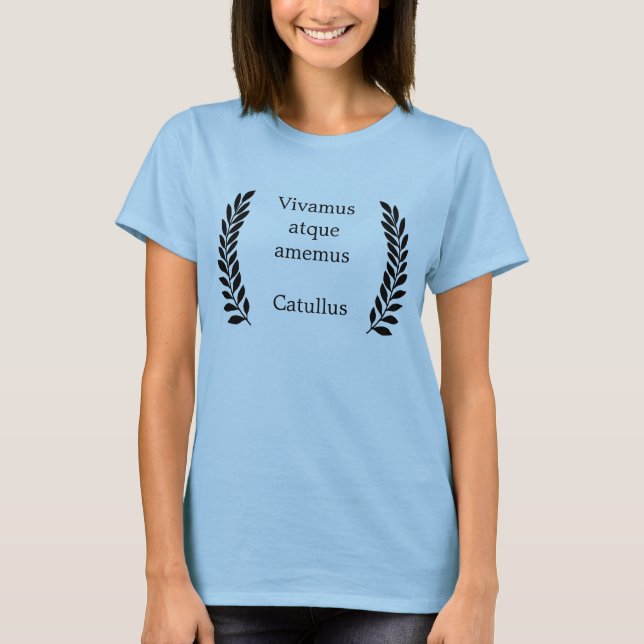 T-shirt Amemus do atque de Vivamus (Frente)