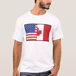 T-shirt América Canadá