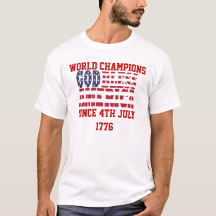 T-shirt América deus abençoe
