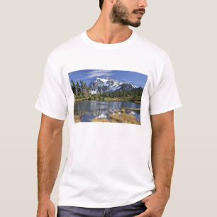 T-shirt América do Norte, Washington, Cascades. Mt. Shuksa