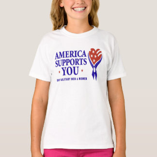 T-shirt América suporta você LUZ
