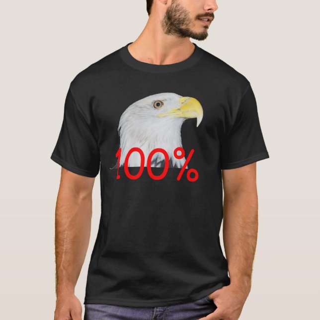 T-SHIRT AMERICAN 100% (Frente)