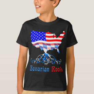 T-shirt American Bavarian Roots Alemanha
