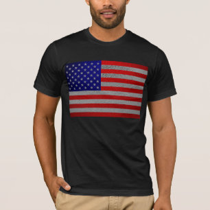 T-shirt American Flag Vintage
