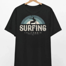 T-shirt American Surfing California