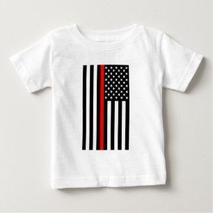 T-shirt American Thin Red Line Graphic