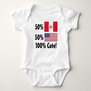 T-shirt Americano 100% dos Peruvian 50% de 50% bonito