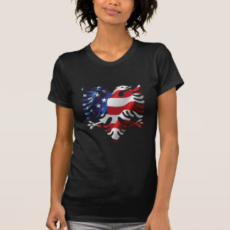 T-shirt Americano albanês Eagle