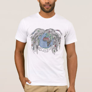 T-shirt americano básico do roupa dos homens do