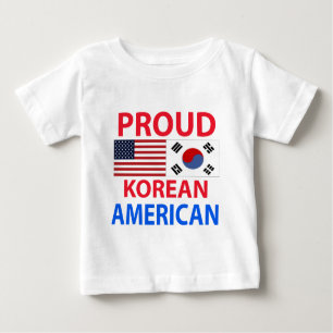 T-shirt Americano coreano orgulhoso