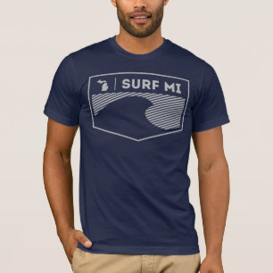 T-shirt americano de Michigan do roupa do MI do