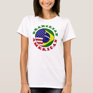 T-shirt americano do brazilizn