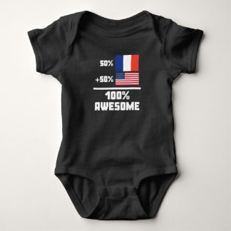 T-shirt Americano do francês 50% de 50% 100%