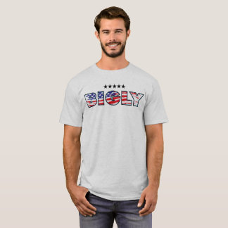 T-SHIRT AMERICANO DO ORGULHO BIGLY