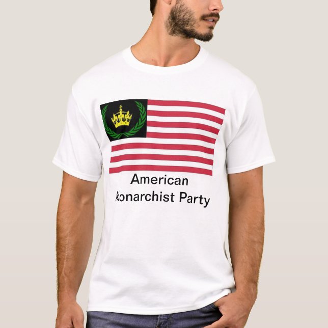 T-shirt americano do partido do Monarchist (Frente)