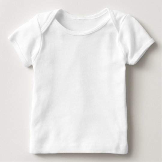 Camiseta Lap para Bebê, American Apparel, Branco