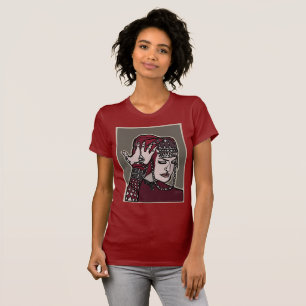 T-shirt americano do roupa da mulher arménia