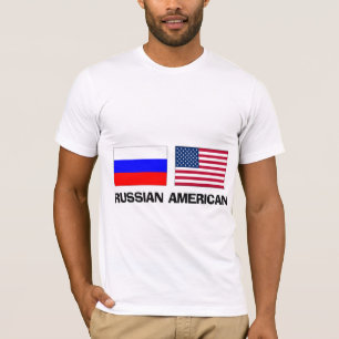 T-shirt Americano do russo