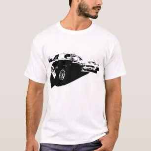 T-shirt americano dos carros do músculo