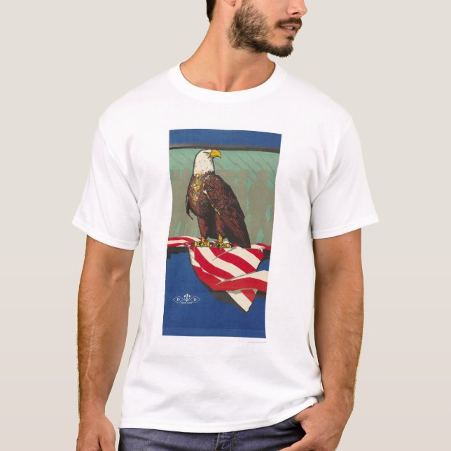 T-shirt Americano Eagle (Frente)