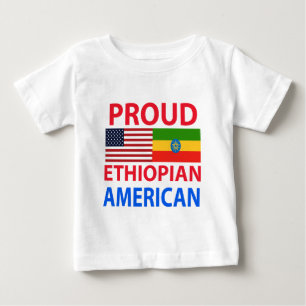 T-shirt Americano etíope orgulhoso