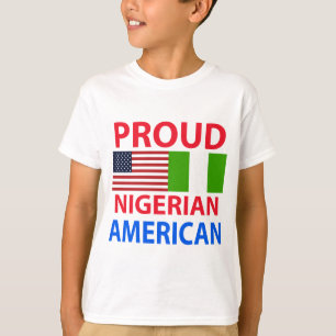 T-shirt Americano nigeriano orgulhoso
