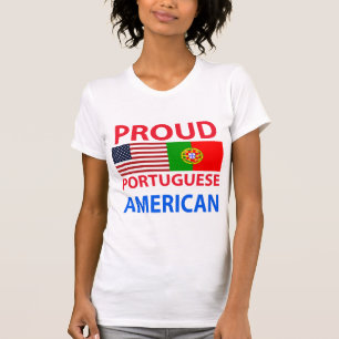 T-shirt Americano português orgulhoso