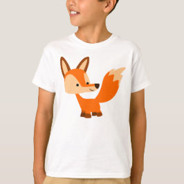 T-shirt amigável bonito das crianças do Fox dos