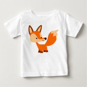 T-shirt amigável bonito do bebê do Fox dos