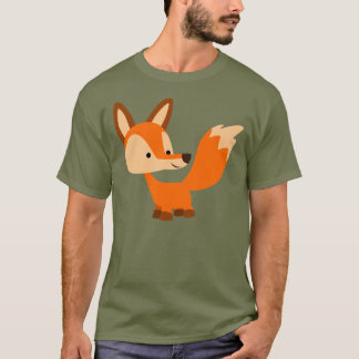 T-shirt amigável bonito do Fox dos desenhos