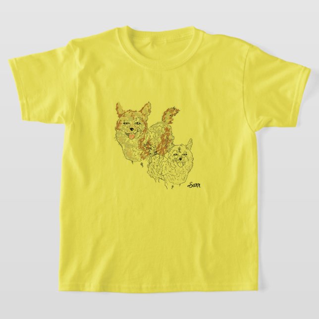T-shirt : Amigável Pups (Postura )