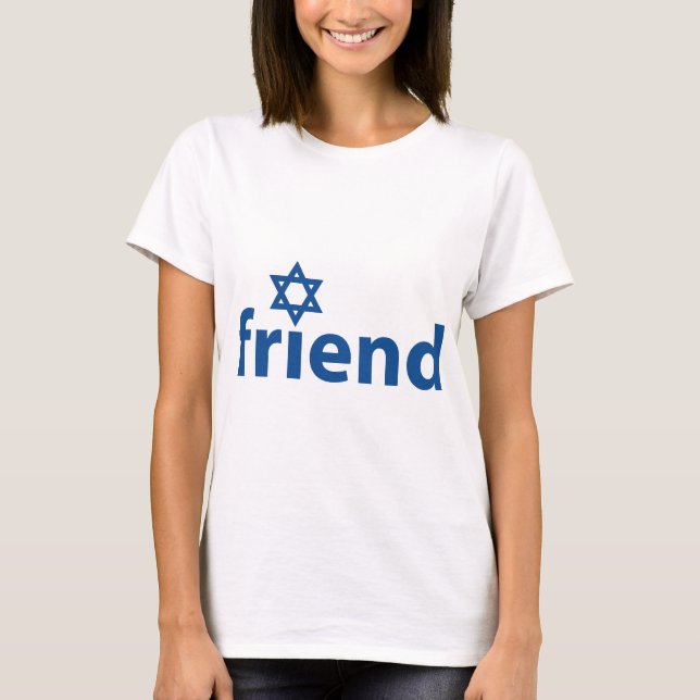 T-shirt Amigo de Israel (Frente)