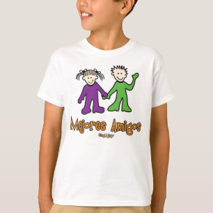 T-shirt Amigo de Mejores (melhores amigos) menino & menina