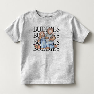 T-shirt Amigo grande e amigo pequeno, carpinteiros junto!