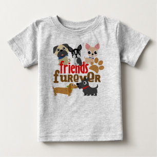 T-shirt Amigos Cães Futuros Cachorros