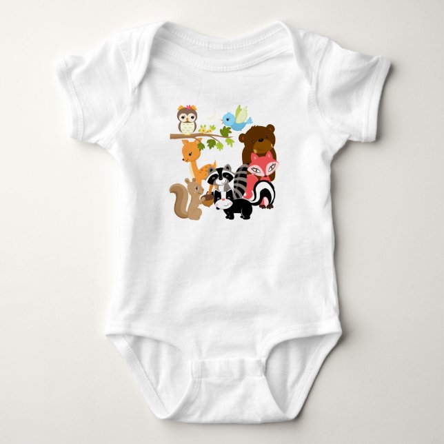 T-shirt Amigos da floresta (Frente)