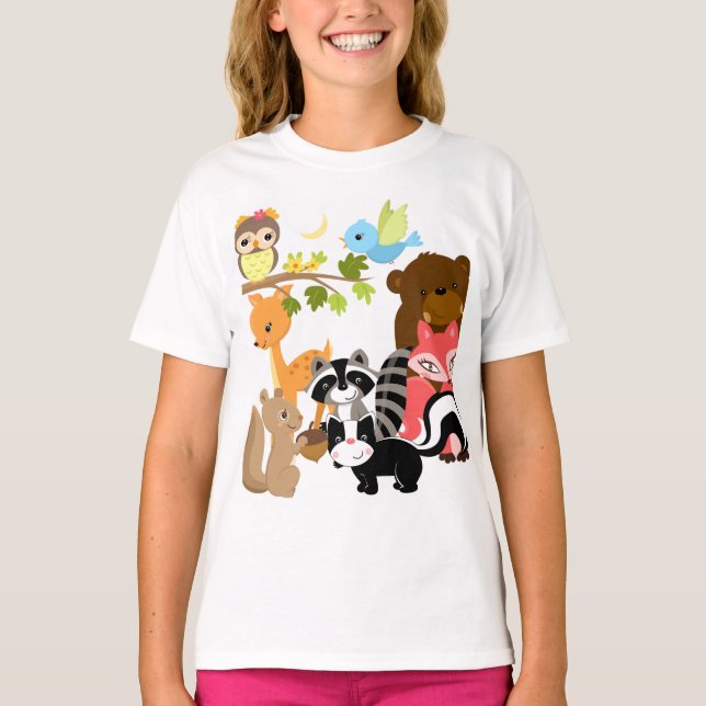 T-shirt Amigos da floresta (Frente)
