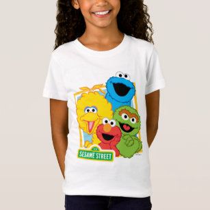 T-shirt Amigos do Sesame Street