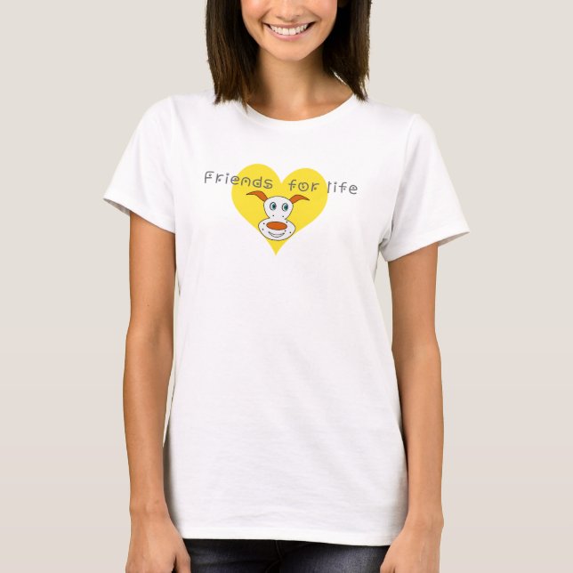 T-shirt Amigos para a vida (Frente)