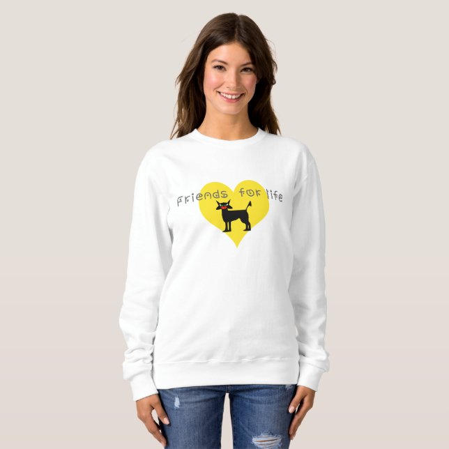 T-shirt Amigos para a vida (Frente Completa)