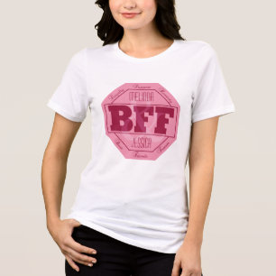 T-shirt Amizade BFF - nomes personalizados - vestuário