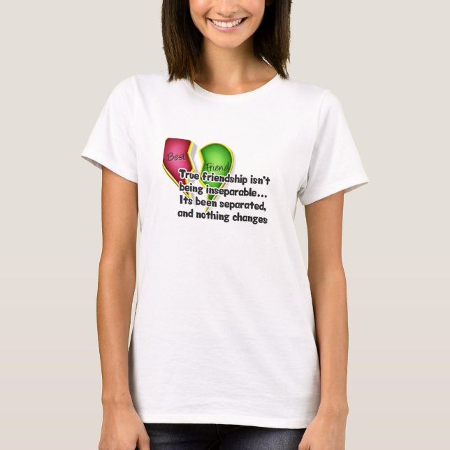 T-shirt Amizade verdadeira (Frente)