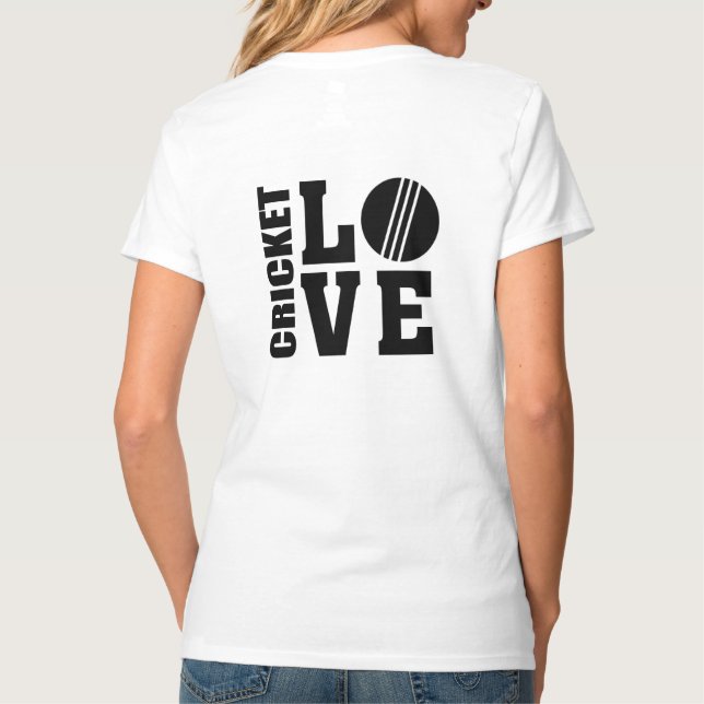 T-shirt Amo Cricket, Cricket. (Verso)