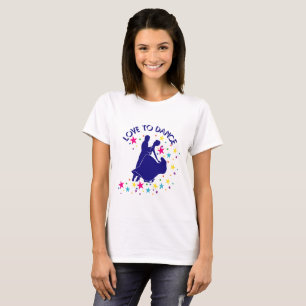 T-shirt Amor à dança