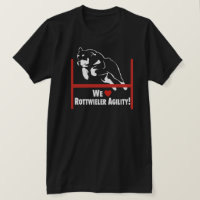 Amor da agilidade de Rottweiler